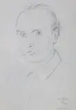 Wlastimil Hofman, Autoportret, 1940 r.