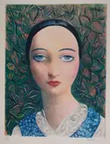Moïse Kisling, Ofelia, litografia barwna, papier, 59