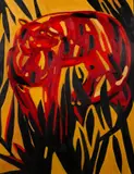Anna Tryc-Bromley, Zwiad, 2008, 2008, olej, płótno