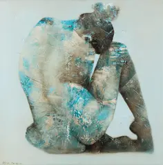 Kaja Solecka, Ukryte, 2018, 2018, olej, płótno