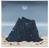 Maciej Rauch, Misty beach, 2021, 2021, olej, płótno