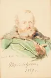 Wojciech Gerson, Studium z wieku XVII, 1889 r., 1889, akwarela, papier
