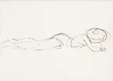 Moïse Kisling, Kobieta na plaży, litografia, papier 13