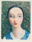Moïse Kisling, Ofelia, litografia barwna, papier, 59