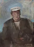 Szyper by Marian Mokwa, olej, płótno, sold Aug 2022