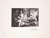 We wnętrzu by Pablo Picasso, litografia, papier, sold Jul 2022