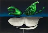 Zdzisław Stanek, Światłoformy kwiatu, technika mieszana, kolaż, papier