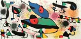 Sculptures II, 1974 by Joan Miró, 1974, litografia, papier, sold Jul 2022
