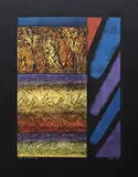 Janina Kraupe-Świderska, Hymny Wita Stwosza, 1987, 1987, linoryt, papier