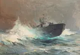 Henryk Baranowski, Kuter torpedowy, olej, tektura