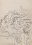 Władysław Skoczylas, Widok Kazimierza z Góry Plebaniej, l. 1922–33