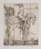 Ryszard Stryjec, Harpia, akwaforta, papier, 11