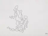 Władysław Strzemiński, Postać z dzieckiem, z cyklu Białoruś Zachodnia, 1939/1985, akwaforta, papier czerpany, 29