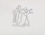Władysław Strzemiński, Sosny nadmorskie, 1939/1985, akwaforta, papier czerpany, 29