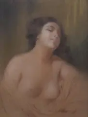 Henryk Szadkowski, Akt kobiety, pastel, papier, 60