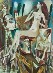 Iwan Kulik, Bez tytułu, 1993, 1993, olej, płótno