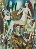 Iwan Kulik, Bez tytułu, 1993, 1993, olej, płótno