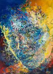 Małgorzata Kosiec, Ray of Light, 2021, 2021, olej, płótno
