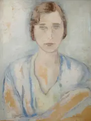 Leopold Gottlieb, Portret Leny, olej, tektura, 62