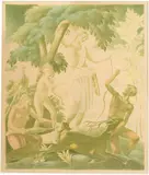 Wacław Borowski, Diana, z II Teki Autolitografii, 1927 r.