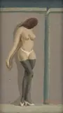 Henryk Błachnio, Ciasne wejście, 1985 r., 1985, olej, płyta