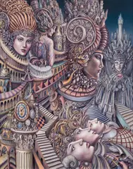 Tomasz Sętowski, Waiting time, olej, płótno