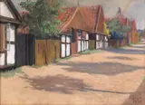 Soter Jaxa-Małachowski, Hel – Ulica Wiejska, 1920 r.