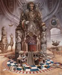 Tomasz Sętowski, Mastermind of dreamscape czyli mania wielkości, 2020, 2020, olej, płótno