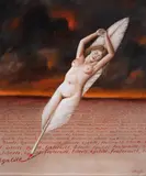 Rafał Olbiński, Liberte Égalité Fraternité, 2020, 2020, akryl, olej, płótno