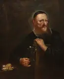 Andreas Stech, Portret mężczyzny, olej, płótno dublowane
