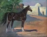 Wojciech Kossak, Motyw z Maroka, 1930