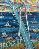 Most Siekierkowski, 2016 by Edward Dwurnik, 2016, olej, płótno, sold Apr 2022