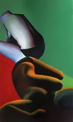 Zofia Błażko, Zielony, 2011, 2011, olej, płótno
