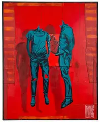 Wojciech Brewka, Keeping Pace with, 2015, 2015, akryl, płótno