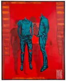 Wojciech Brewka, Keeping Pace with, 2015, 2015, akryl, płótno