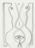 Józef Szajna, Bez tytułu, 2004, 2004, ołówek, papier