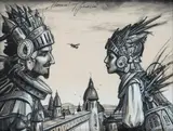 Tomasz Sętowski, Planum, kredka, węgiel, papier, 20