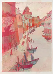 Artem Smorodin, Time to go, 2018, 2018, technika mieszana, papier