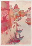 Artem Smorodin, Time to go, 2018, 2018, technika mieszana, papier