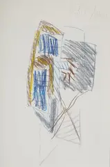 Jerzy Panek, Bez tytułu, 1991, 1991, pastel, papier