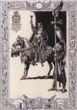 Szymon Kobyliński, Stanisław Żółkiewski Kanclerz Hetman Wielki Koronny, 1995 r., 1995, projekt do albumu „Legenda jazdy polskiej” tusz, gwasz, papier, 23