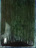 Bożenna Biskupska, Punkt, 1991, 1991, olej, płótno