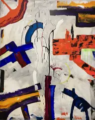 Paulina Robotycka, Mindfulness XXVII, 2021, 2021, olej, akryl, płótno