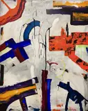 Paulina Robotycka, Mindfulness XXVII, 2021, 2021, olej, akryl, płótno