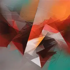 Bartosz Świątecki, Meditation, 2021, 2021, akryl, spray, płótno