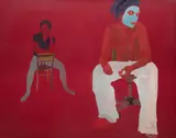Agnieszka Sandomierz, Maska, 2005, 2005, olej, płótno