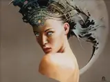 Karol Bak, Pandora VIII, 2021 r., 2021, olej, płótno, 30
