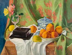 Simon Mondzain, Martwa natura, po 1965 r., olej, płótno