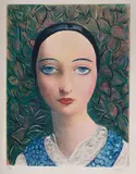 Moïse Kisling, Ofelia, litografia barwna, papier, 59