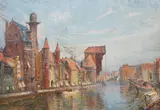 Teodor Urtnowski, Gdańsk, olej, płótno